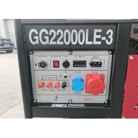 Генератор бензиновий Bison GG 22000 LE-3