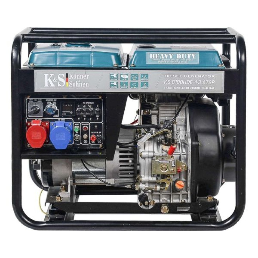 Генератор Дизельний Konner&Sohnen KS 8100HDE-1/3 ATSR