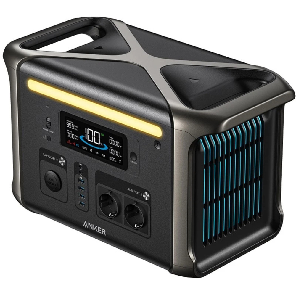 Зарядна станція ANKER Solix F1500, 1800 Вт, 1536 Вт/год (електростанція для дому, UPS, ДЖБ)