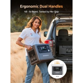 Зарядна станція Aferiy AF-P280, 2800 Вт, 2048 Вт/год (електростанція для дому, UPS, ДЖБ)