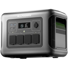 Зарядная станция Allpowers R1500 Lite, 1600 Вт, 1056 Вт*ч (электростанция для дома, UPS, ИБП)
