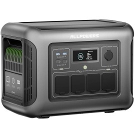 Зарядна станція Allpowers R1500 Lite, 1600 Вт, 1056 Вт*год (електростанція для дому, UPS, ДБЖ)