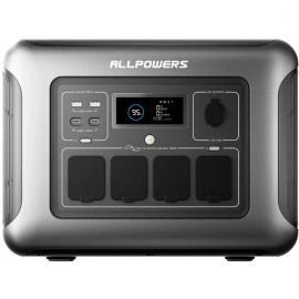 Зарядна станція Allpowers R1500 Lite, 1600 Вт, 1056 Вт*год (електростанція для дому, UPS, ДБЖ)