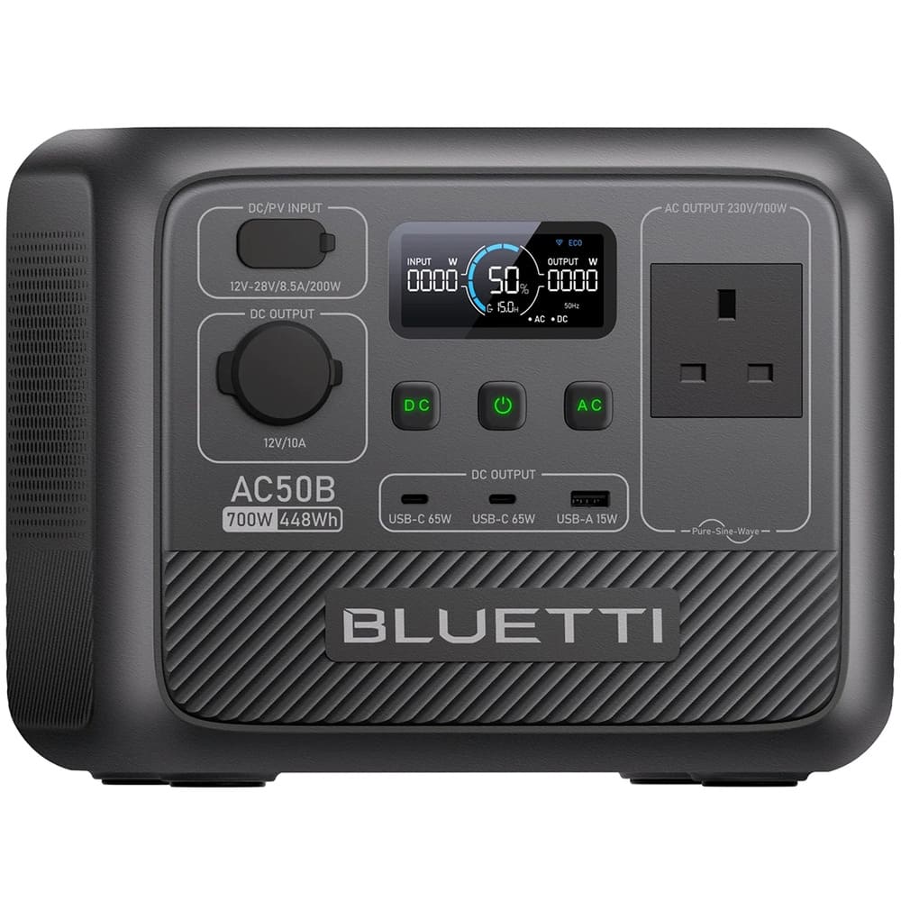 Зарядна станція Bluetti AC50B, 700 Вт, 448 Вт/год (електростанція для дому, UPS, ДБЖ) UK