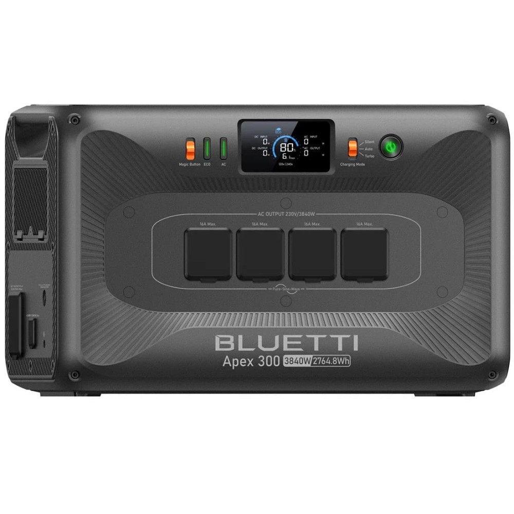 Зарядна станція Bluetti Apex 300, 3840 Вт, 2764,8 Вт*год (електростанція для дому, UPS, ДБЖ) UK