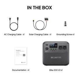 Зарядна станція Bluetti Elite 200 V2, 2600 Вт, 2073 Вт*год (електростанція для дому, UPS, ДБЖ) EU