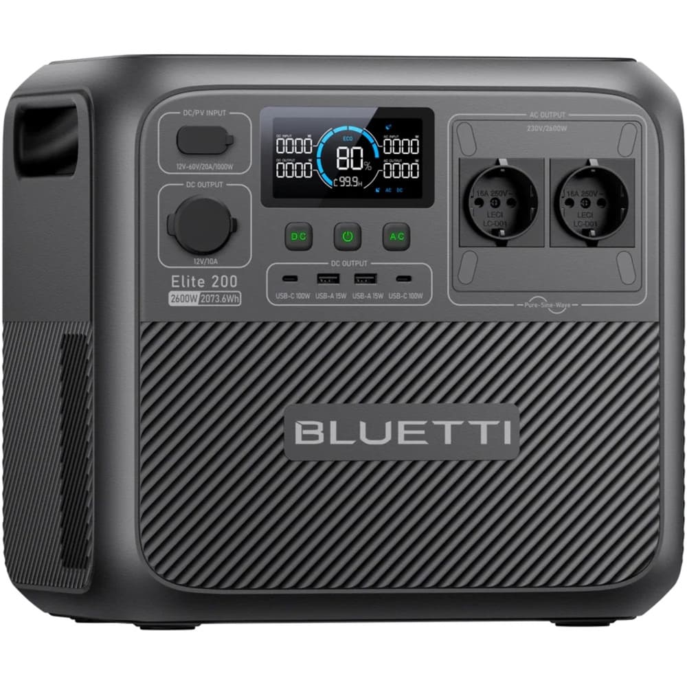 Зарядна станція Bluetti Elite 200 V2, 2600 Вт, 2073 Вт*год (електростанція для дому, UPS, ДБЖ) EU