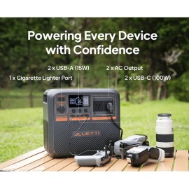 Зарядна станція Bluetti Premium 200 V2, 2700 Вт, 2073 Вт*год (електростанція для дому, UPS, ДБЖ) UK