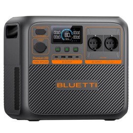 Зарядна станція Bluetti Premium 200 V2, 2700 Вт, 2073 Вт*год (електростанція для дому, UPS, ДБЖ) UK, чорна