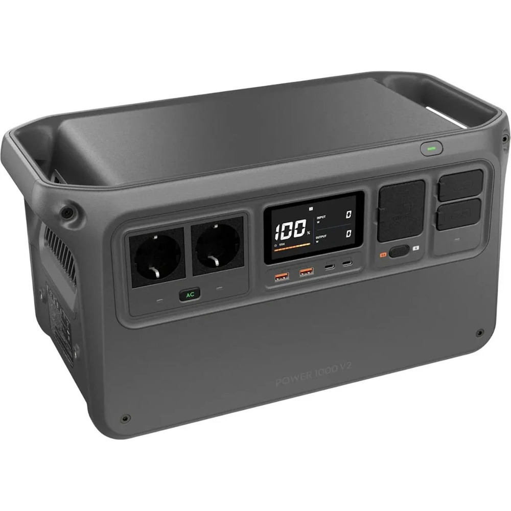 Зарядна станція DJI Power 1000 V2, 2600 Вт, 1024 Вт/год (електростанція для дому, UPS, ДЖБ)