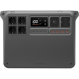 Зарядна станція DJI Power 2000, 3000 Вт, 2048 Вт*год (електростанція для дому, UPS, ДЖБ)