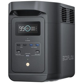Зарядна станція EcoFlow E980 (delta 2 black), 500 Вт, 980 Вт*год (електростанція для дому, UPS, ДБЖ) International version