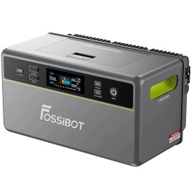 Зарядна станція Fossibot FBP1200, 1200 Вт, 1958 Вт*год (електростанція для дому, UPS, ДБЖ), зелена