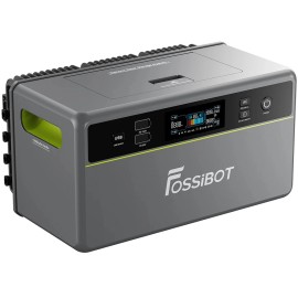 Зарядна станція Fossibot FBP1200, 1200 Вт, 1958 Вт*год (електростанція для дому, UPS, ДБЖ), зелена
