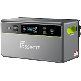 Зарядна станція Fossibot FBP1200, 1200 Вт, 1958 Вт*год (електростанція для дому, UPS, ДБЖ), зелена