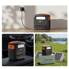 Зарядна станція NewsMy N1200, 1800 Вт, 1024 Вт*год (електростанція для дому, UPS, ДЖБ)