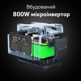 Зарядная станция NewsMy X2400, 2400 Вт, 2016 Вт*ч (электростанция для дома, ИБП, UPS)