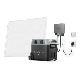 Комплект EcoFlow PowerStream - мікроінвертор 600W + зарядна станція Delta Pro