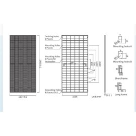 Солнечная панель JA Solar 645 Вт JAM72D42-645/LB Bifacial N-typel