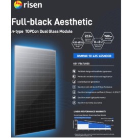 Сонячна панель Risen RSM108-10-435NDGB (full black)