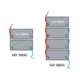 Акумулятор Alionti LiFePO4 25,6V/100AH, 2560W*h, 100A (літій-залізо-фосфатний акумулятор для ДБЖ (UPS))