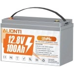 Акумулятор Alionti LiFePO4 12V/100AH, 1280W*h, 50A (літій-залізо-фосфатний акумулятор для ДБЖ (UPS))