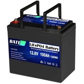 Акумулятор Bate LiFePO4 12.8V/100AH (1280W*h) (літій-залізо-фосфатний акумулятор для ДБЖ (UPS))