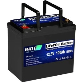 Акумулятор Bate LiFePO4 12.8V/100AH (1280W*h) (літій-залізо-фосфатний акумулятор для ДБЖ (UPS))