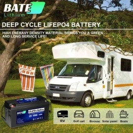 Акумулятор Bate LiFePO4 12.8V/100AH (1280W*h) (літій-залізо-фосфатний акумулятор для ДБЖ (UPS))