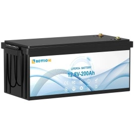 Акумулятор Bottione LiFePO4 12V/200AH (2400W*h) (літій-залізо-фосфатний акумулятор для ДБЖ (UPS))