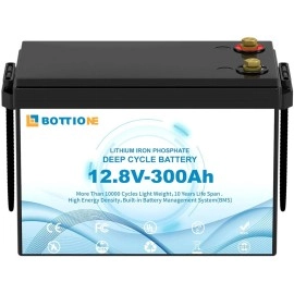 Акумулятор Bottione LiFePO4 12V/300AH, 3840W*h (літій-залізо-фосфатний акумулятор для ДБЖ (UPS))