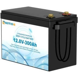 Акумулятор Bottione LiFePO4 12V/300AH, 3840W*h (літій-залізо-фосфатний акумулятор для ДБЖ (UPS))