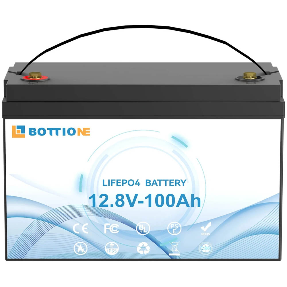 Акумулятор Bottione LiFePO4 12.8V/100AH (1280W*h) (літій-залізо-фосфатний акумулятор для ДБЖ (UPS))