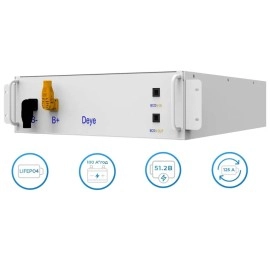 Акумулятор Deye BOS-G20 LiFePO4 204,8V/100AH, 20,48 kW*h, 50/100А, 4хBOS-GM5.1 (High-voltage, літій-залізо-фосфатний акумулятор для ДБЖ (UPS))