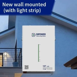 Акумулятор Dipower Wall Mounted with LED, 48V/150AH, 7200W*h (CATL NMC, 13S1P, літій-іонний акумулятор для ДБЖ (UPS))