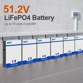 Акумулятор Easun Power LiFePO4 51.2V 100AH, 100A/200A (5120 W*h) (літій-залізо-фосфатний акумулятор для ДБЖ (UPS))