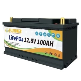 Акумулятор FlyPower LiFePO4 12V/100AH, 1280W*h, 50А/100А (літій-залізо-фосфатний акумулятор для ДБЖ (UPS))