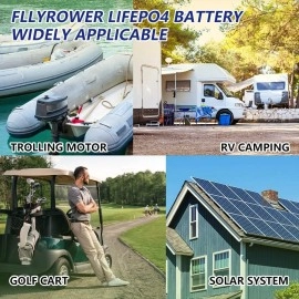 Акумулятор FlyPower LiFePO4 12V/180AH, 2304W*h (літій-залізо-фосфатний акумулятор для ДБЖ (UPS))