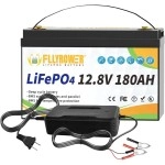 Акумулятор FlyPower LiFePO4 12V/180AH, 2304W*h (літій-залізо-фосфатний акумулятор для ДБЖ (UPS))