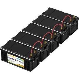 Акумулятор FlyPower LiFePO4 12V/200AH, 2560W*h (літій-залізо-фосфатний акумулятор для ДБЖ (UPS))