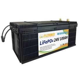 Акумулятор FlyPower LiFePO4 24V/100AH (2400W*h) (літій-залізо-фосфатний акумулятор для ДБЖ (UPS))