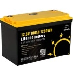 Акумулятор GoKwt LiFePO4 12V/100AH (1280W*h), з дисплеєм (літій-залізо-фосфатний акумулятор для ДБЖ (UPS))