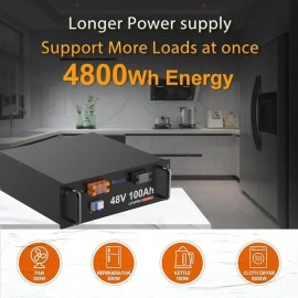 Акумулятор Haisic LiFePO4 48V/100AH, 4800W*h, 100А (літій-залізо-фосфатний акумулятор для ДБЖ (UPS))