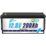 Акумулятор HRBEEnergy LiFePO4 12V/200AH (2400W*h) (літій-залізо-фосфатний акумулятор для ДБЖ (UPS))