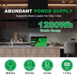 Акумулятор Kaimeiwei LiFePO4 12V/100AH, 1280W*h, 50A/100А (літій-залізо-фосфатний акумулятор для ДБЖ (UPS))