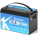 Акумулятор Kepworth LiFePO4 12V/100AH (1280W*h) (літій-залізо-фосфатний акумулятор для ДБЖ (UPS)