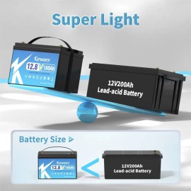 Акумулятор Kepworth LiFePO4 12V/180AH (2160W*h) (літій-залізо-фосфатний акумулятор для ДБЖ (UPS))