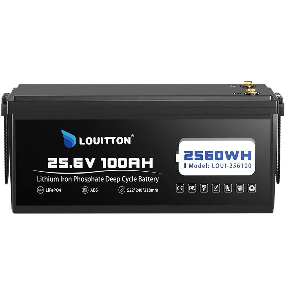 Акумулятор Louitton LiFePO4 25,6V/100AH (2560W*h) (літій-залізо-фосфатний акумулятор для ДБЖ (UPS))