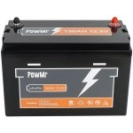 Акумулятор PowMr 12,8V/150Ah, 1920W*h, 100A (LiFePO4, для будинку, котла, сонячних батарей)