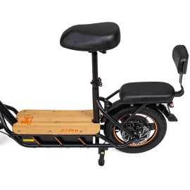 Електросамокат KUGOO KIRIN C1 Pro NEW 2024 (500 Вт; 26 А*год; 48 В), колеса 14", чорний